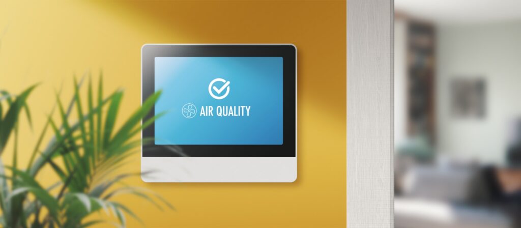 Air quality monitor at home